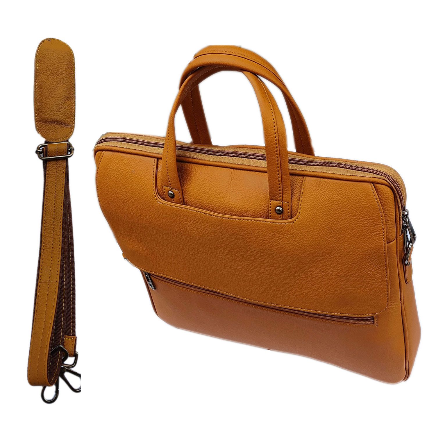 Genuine Leather Laptop Bag Design Number G0001 - Image 4