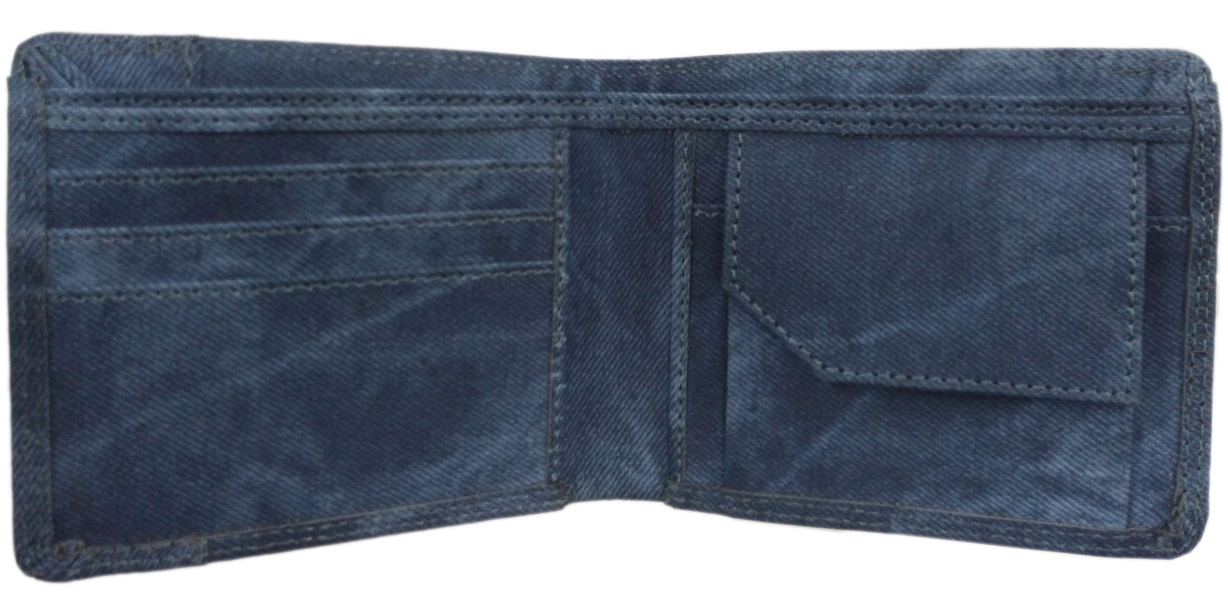 Sacculus® Bifold Wallets for men Casual Jeans blue A0051 - Image 2