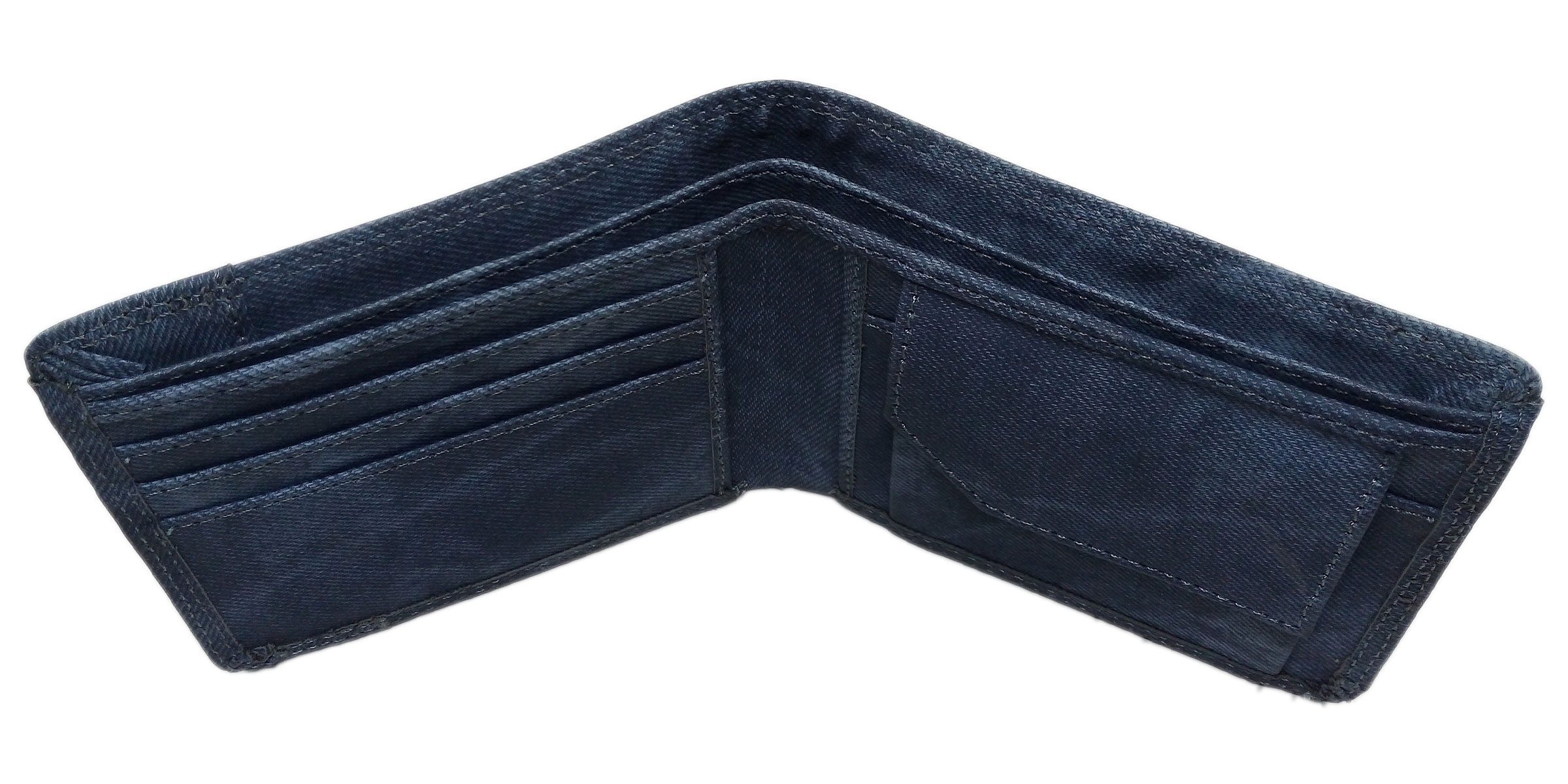Sacculus® Bifold Wallets for men Casual Jeans blue A0051 - Image 3