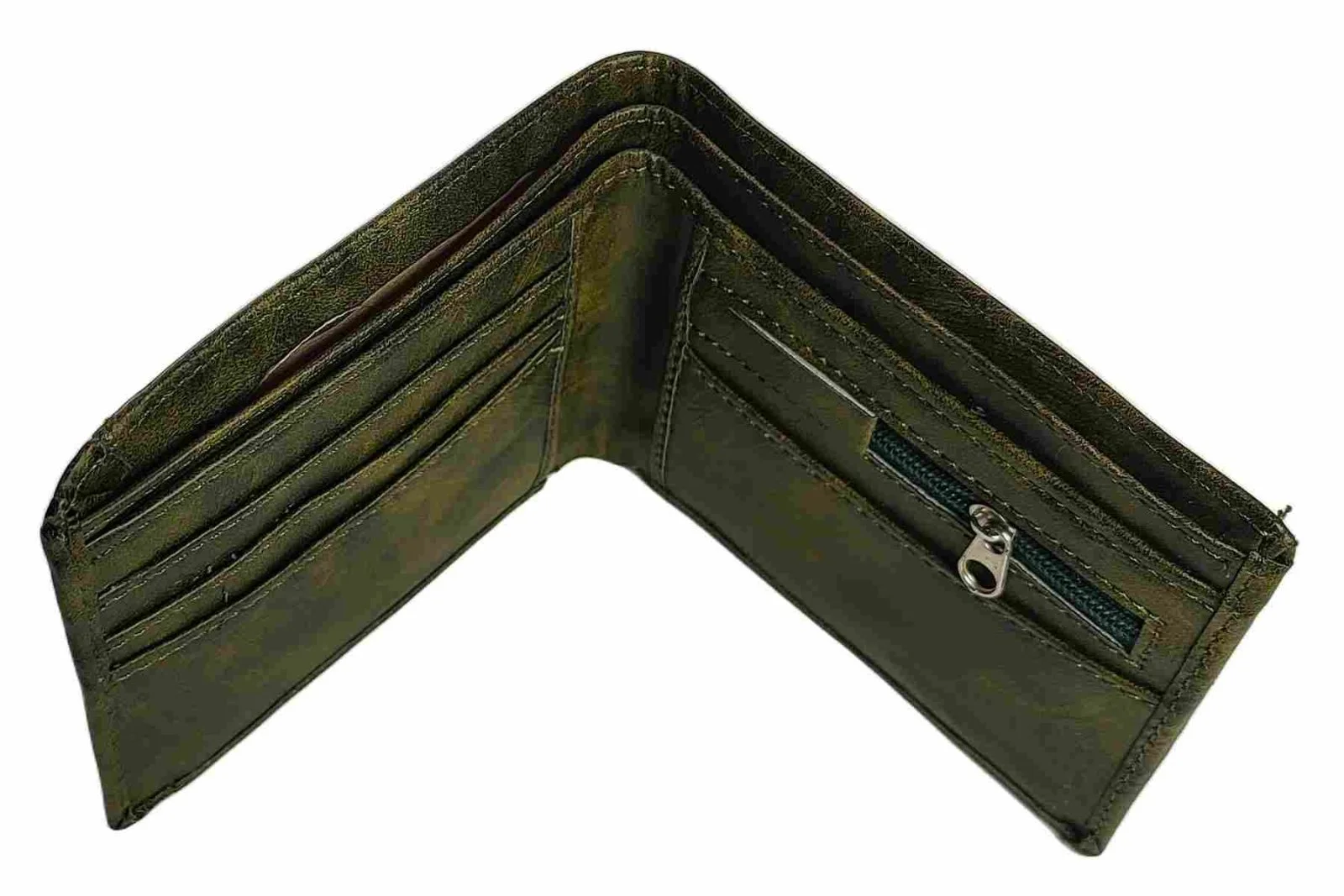 Sacculus® Casual Gents Wallet Detachable ATM Cardholder Green Color Design No A0003 Gift for him - Image 3