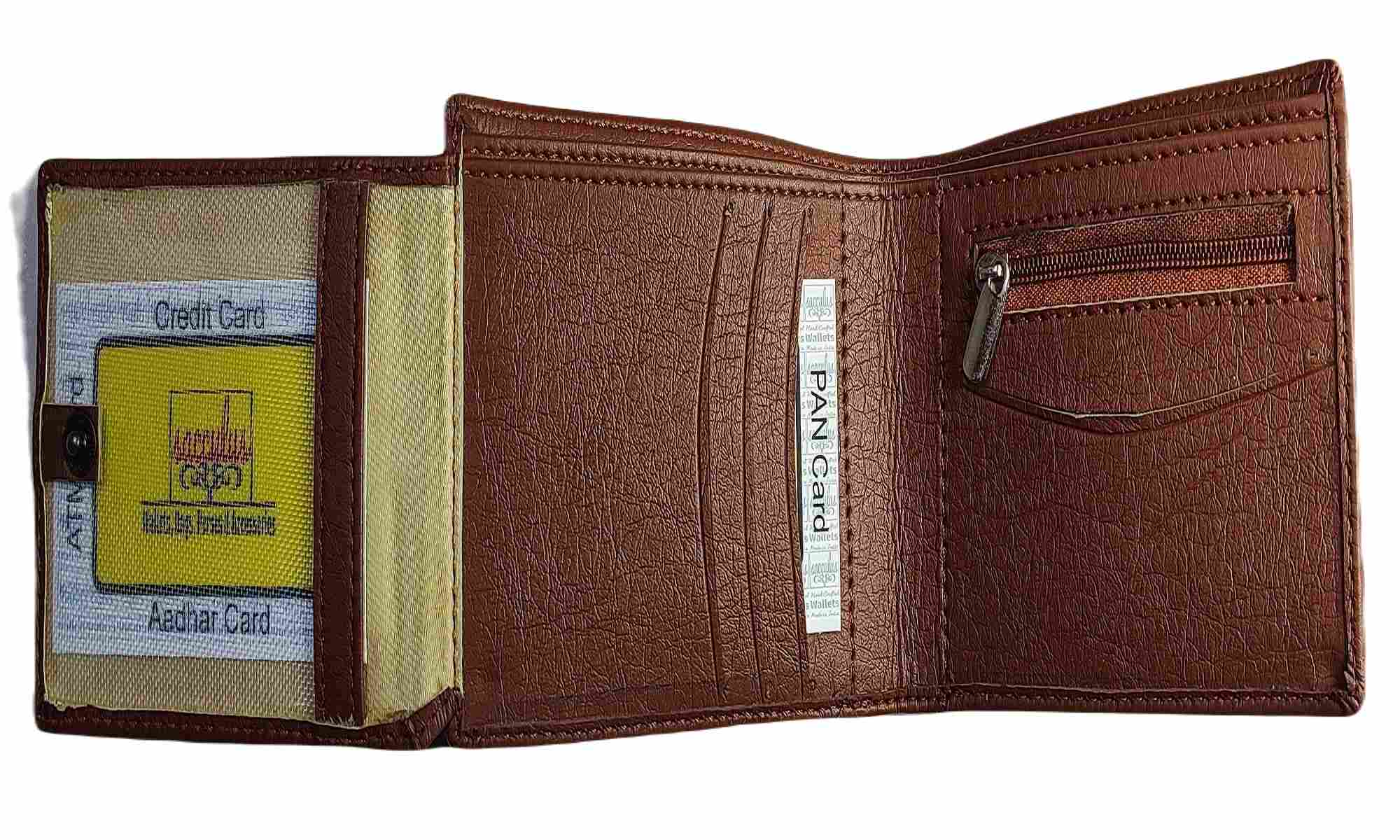 Sacculus® Casual Gents Wallet Tan Design No A0087 gift for him - Image 4
