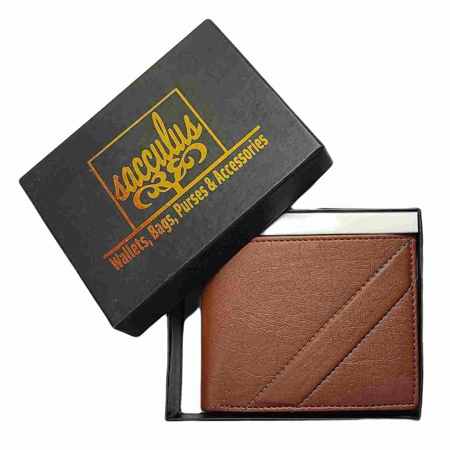 Sacculus® Casual Gents Wallet Tan Design No A0087 gift for him - Image 2